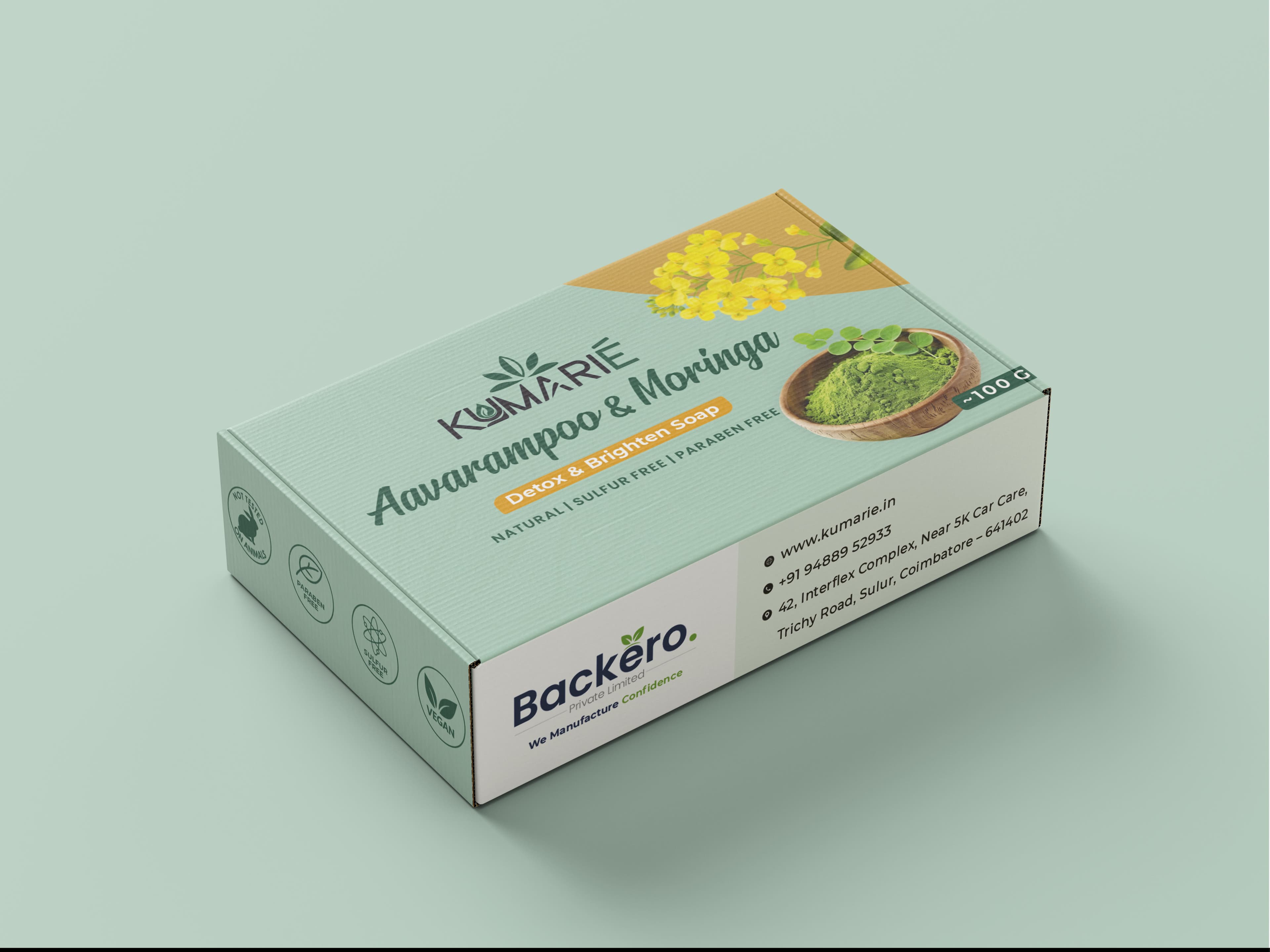 Aavarampoo & Moringa Detox & Brighten Soap